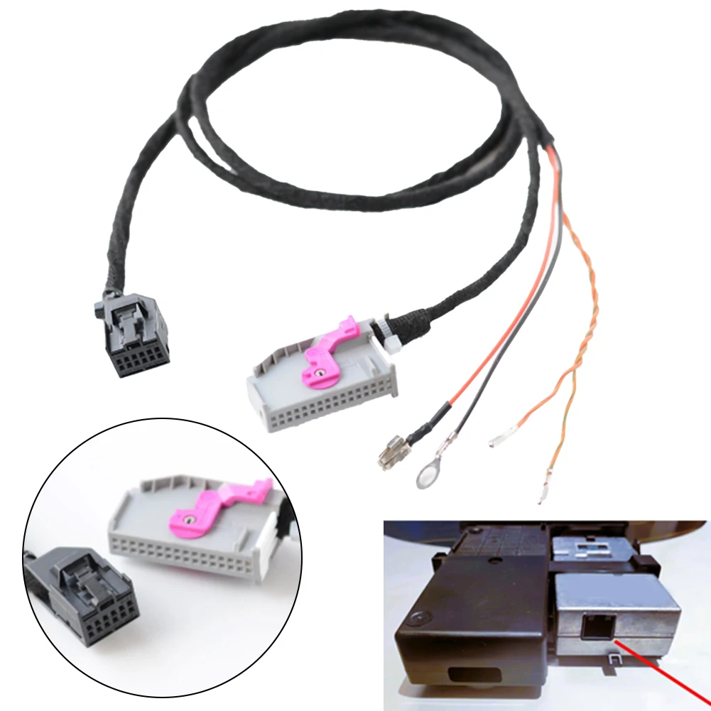 Audio Interface Cable Black AMI Multimedia Interface Practical And Reliable Wear-resistant Material For Navi Host