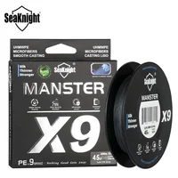 SeaKnight marca X9 serie 500M 300M hilo de pescar de PE 9 hebras Ultra suave para fundición larga 17LB-80LB nuevas líneas de pesca de agua de mar