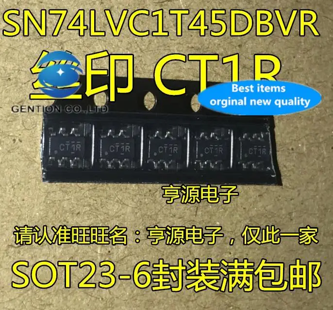 

10pcs 100% orginal new in stock SMD SN74LVC1T45DBVR SN74LVC1T45 Silkscreen CT1F CT1R SOT23-6