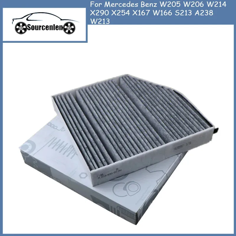 2548350200  Air Conditioner Filter for Mercedes Benz W205 W206 W214 X290 X254 X167 W166 S213 A238 W213 25483-50200