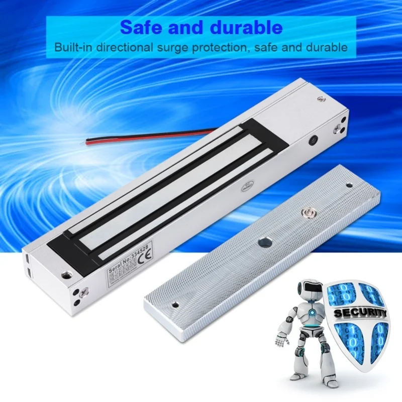 Serratura magnetica elettrica per porta 280 kg Controllo accessi a forza forte per cassetto dell'armadio della porta
