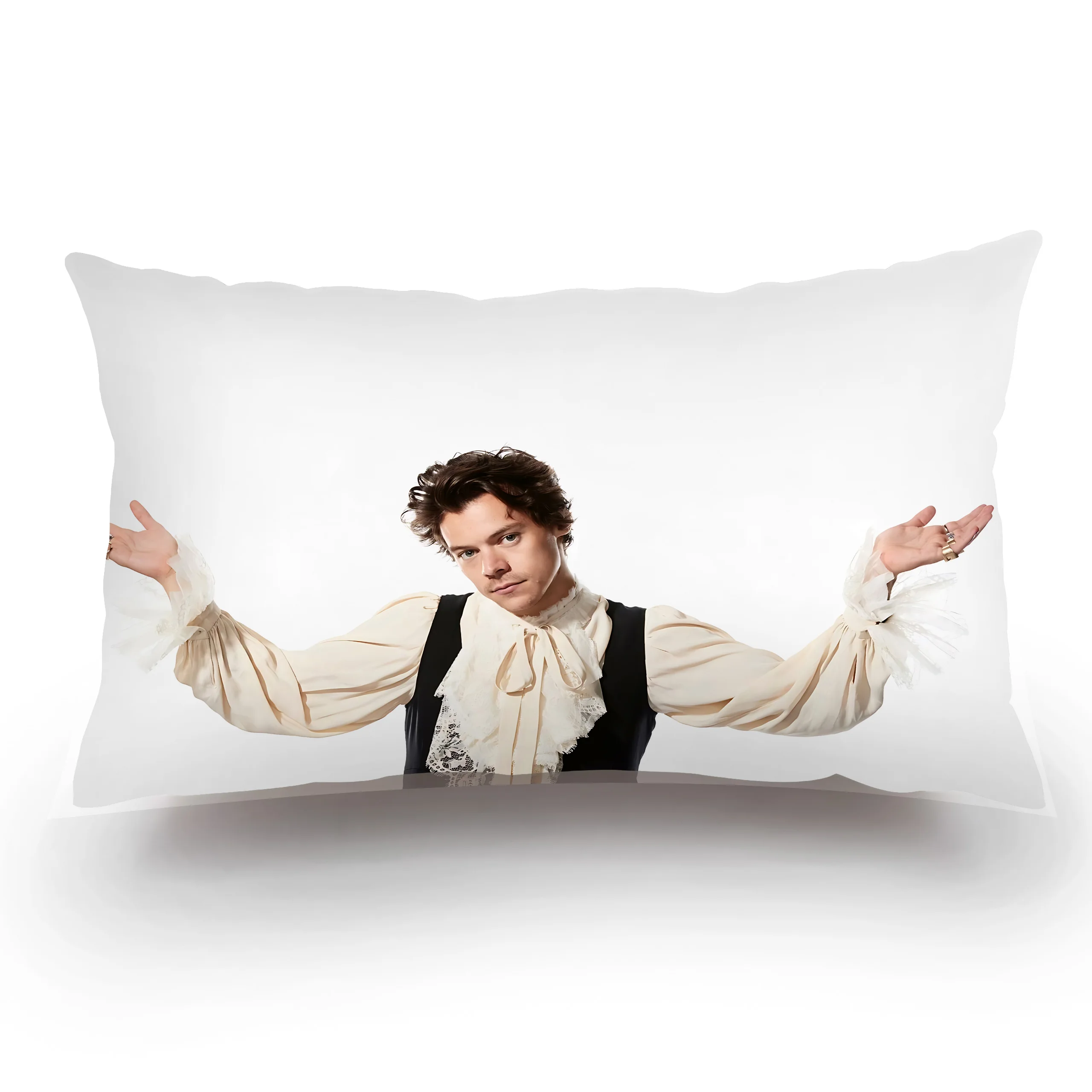 Double-sided Printing Rectangle Pillow Singer H-Harry-S-Styles Case Bedside Pillowcase Sofa Cushion Cover Room Home Decoration