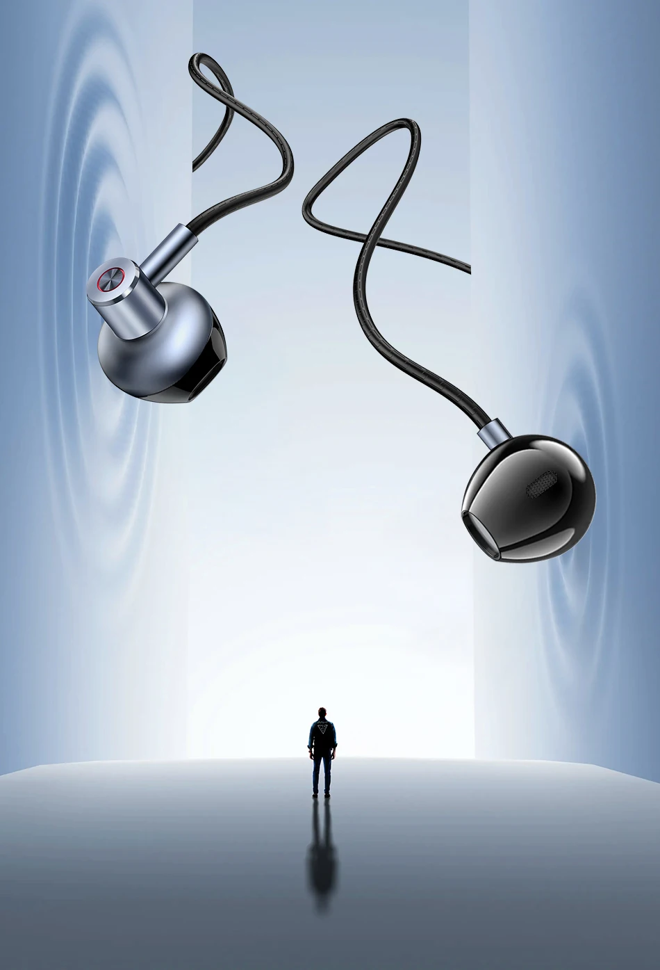 Rocoren USB Typ C Wired Kopfhörer In Ear Mit Mikrofon Stereo Ohrhörer Sport In-line Steuerung Für Xiaomi Samsung Wired Headset – Detail 7