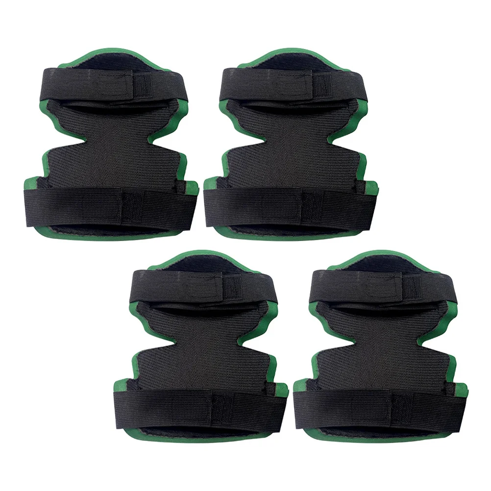 

2Pairs Sports Knee Pads Outdoor Protective Soft Cushioned Adjustable Construction Work Kneepads Safety Heavy Duty