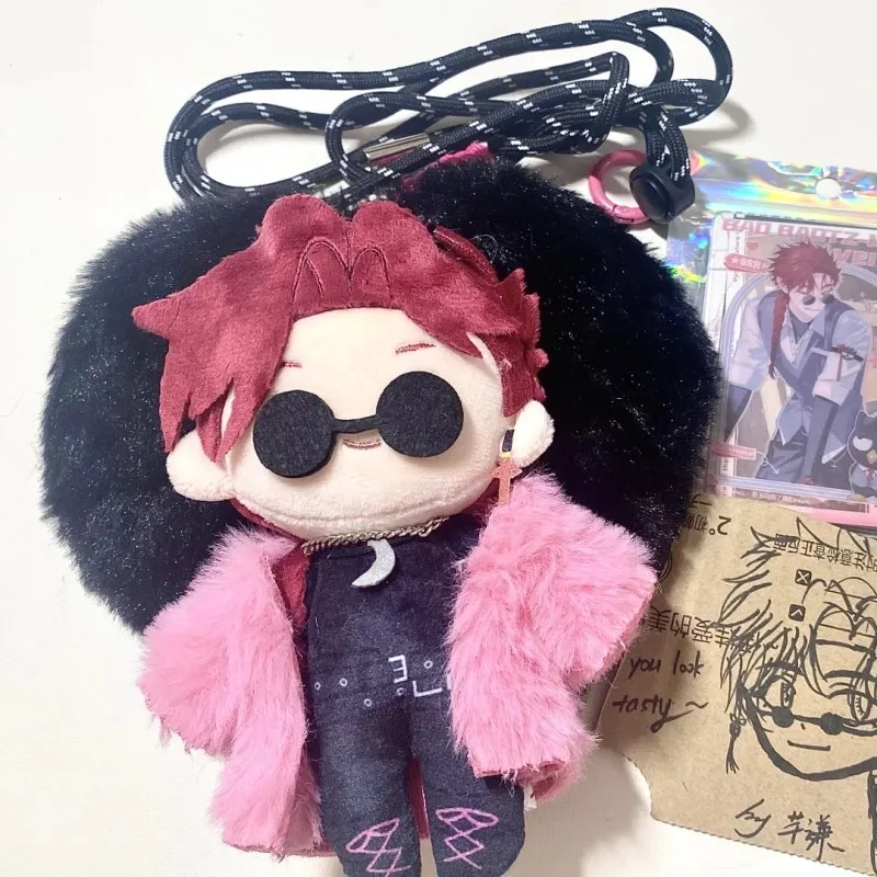 

Hot Time Agent Pink And Black Party Series Blind Box Lucas Charles Cartoon Soft Stuffed Doll Mystery Box Decor Trendy Toys Gift