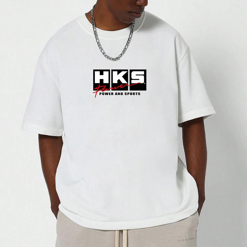 

Personalized T-shirt H-HKS Logo Men's Oversize Short Sleeve Tee Streetwear Vintage New Gifts and T-shirts Gifts for Boyfriend