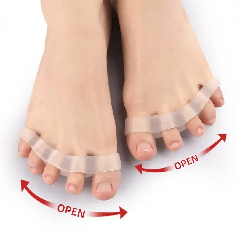 

Toe Separator Correction Hallux Valgus Corrector Silicone Orthopedic Hammer Separator Straightener Foot Care Tool