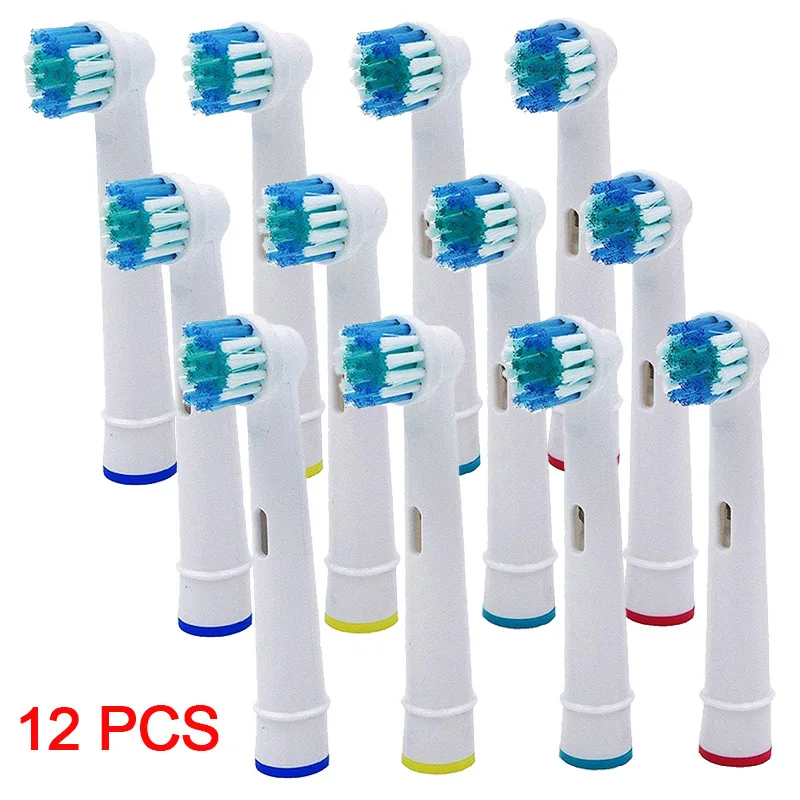 

12 Pcs Electric Toothbrush Replacement Heads for Oral B EB17 Nozzle Tooth Brush Heads Oralb Teeth Cleaning 3D Vitality Precision