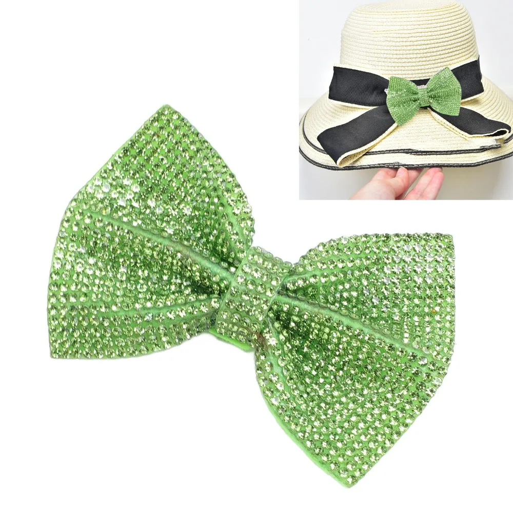 2pcs Large Handmade Glitter Hair Bows Sparkly Sequin Shiny Design Sequin Hair Clips Bow Hair Accessories For Women