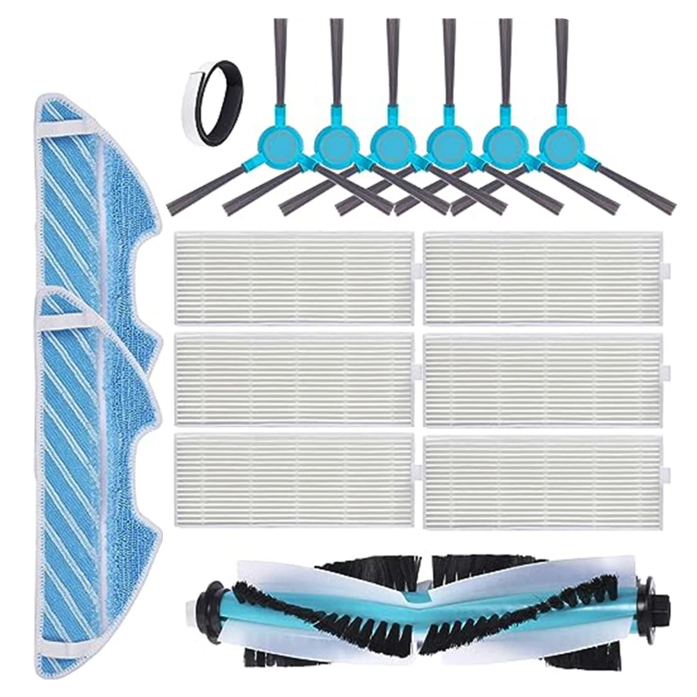 

Replacement Accessory Pack for Cecotec For Conga Series Vacuums Features Main Brush Multiple Side Brushes and HEPA Filters