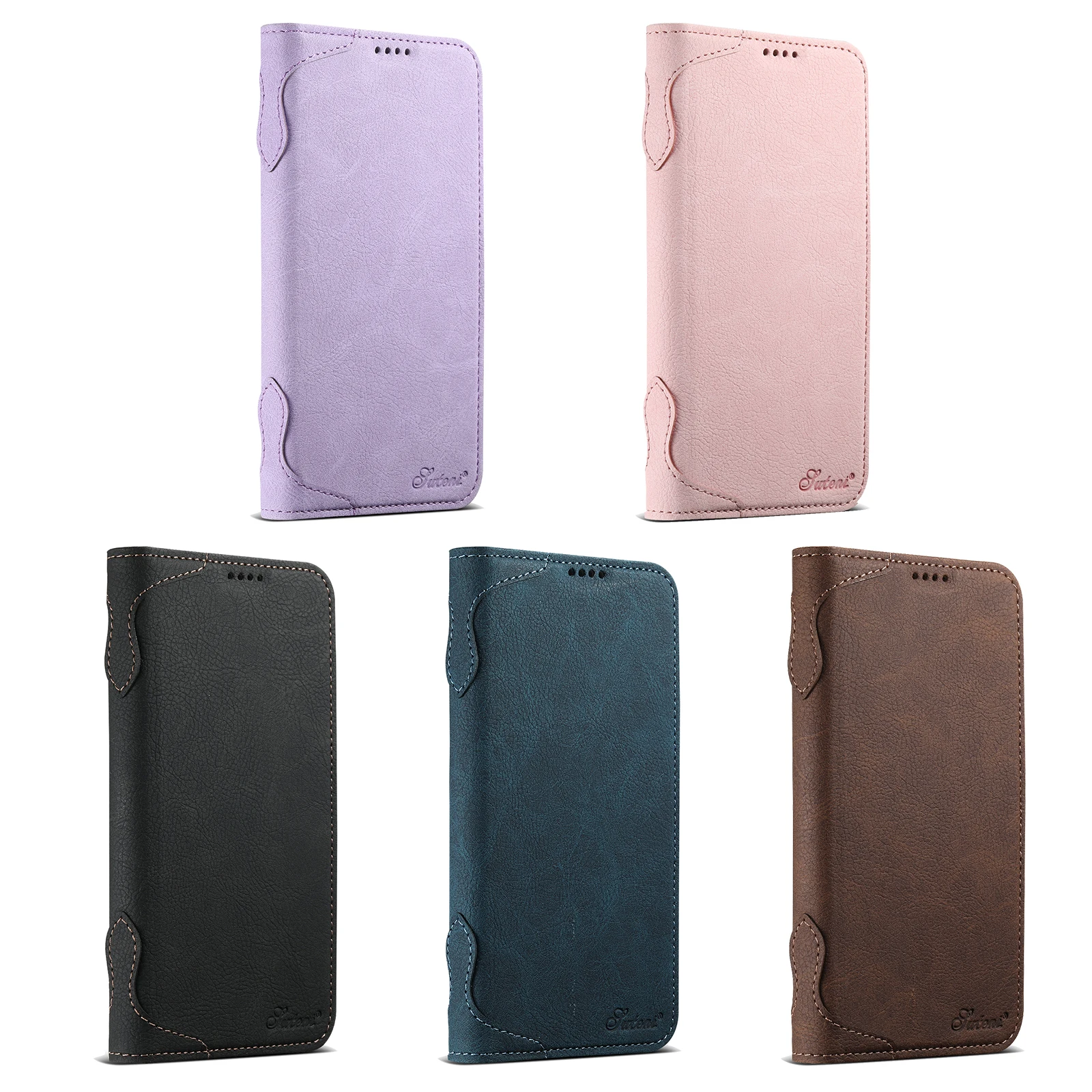 Kartenhalter-Brieftasche Flip-Cover Handyhülle Kompatibel mit Magnetischem Kabellosen Laden für iPhone 18 Pro Max 17 Air 16 Plus 15 14 – Detail 1
