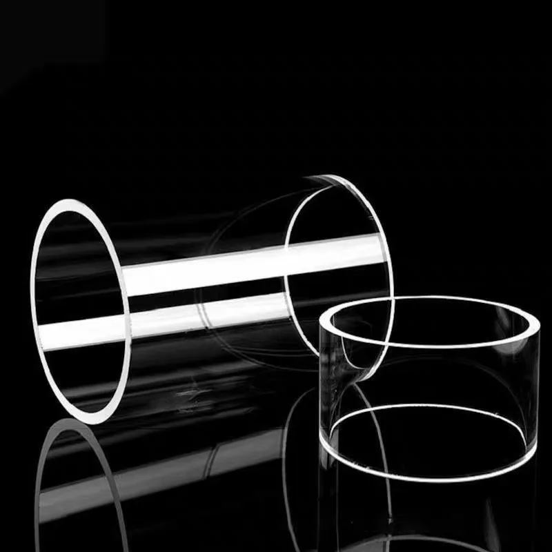 1PCS Quartz Glass Stove Hood round Fire Guard High Temperature Resistant 1200°C Wind Shield for Stoves