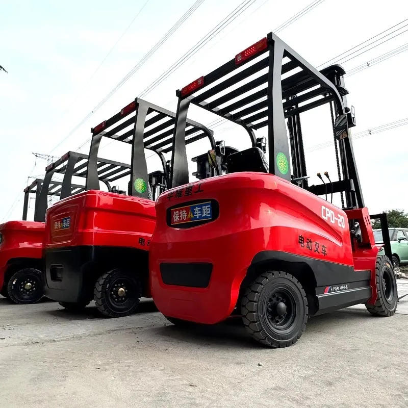 Customized Lifting Height Small Battery Forklift 3 Ton 2 Ton 1.5Ton Warehouse Electric Forklift With Attachment Paper Roll Clamp