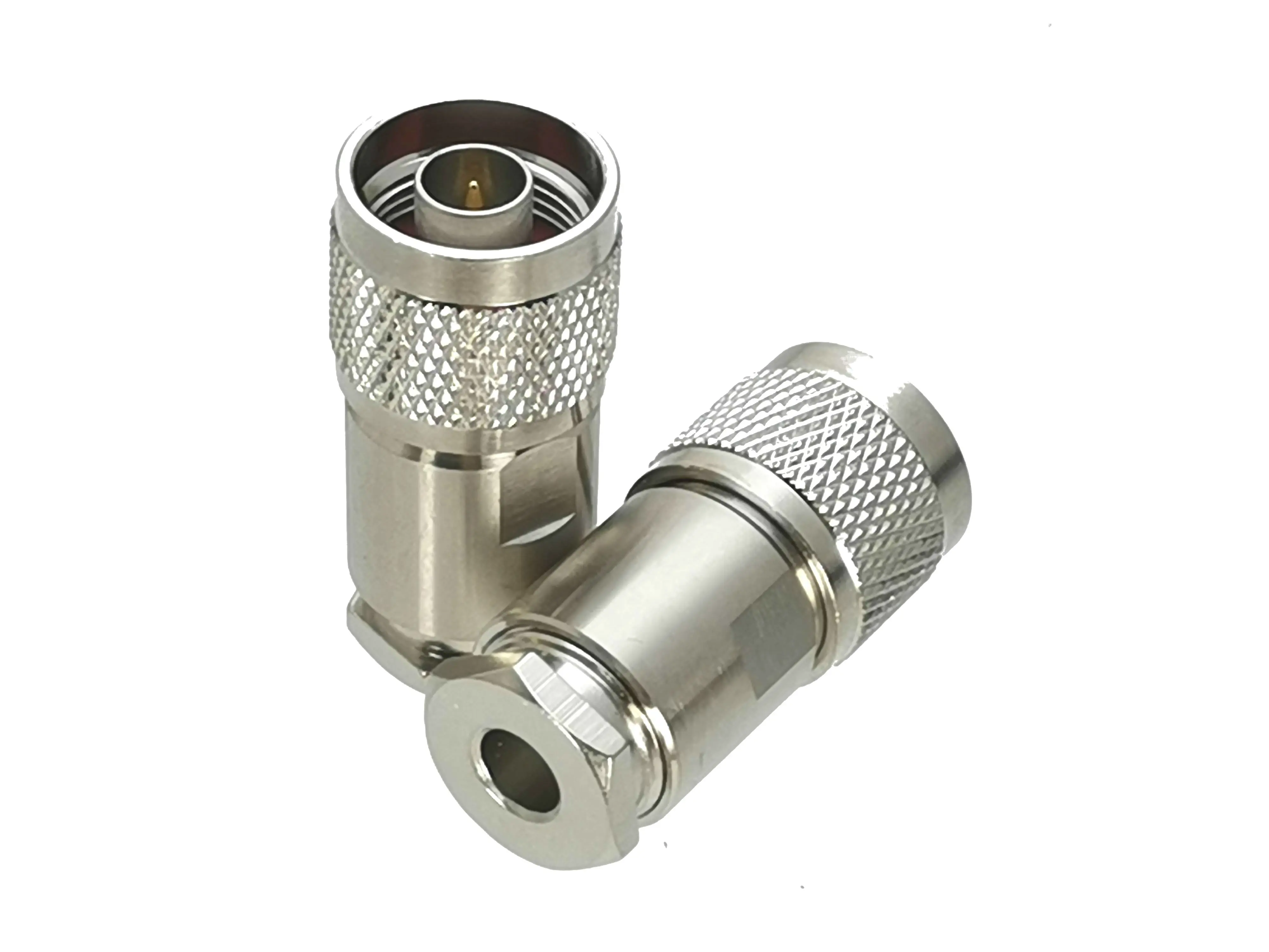 1 sztuk złącze N wtyk męski zacisk RG58 RG142 / RG8X / RG5 RG6 / RG8 prosty i prawy kąt Adapter RF koncentryczny końcówki przewodów — zdjęcie 4