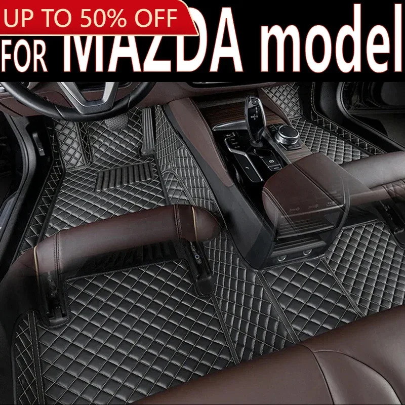 Car Floor Mats For MAZDA CX-8 CX-30 CX-9 MX-5 Miata Mazda 6 Mazda 6 GH 6 Tenza 2022 2023 Car Accessories