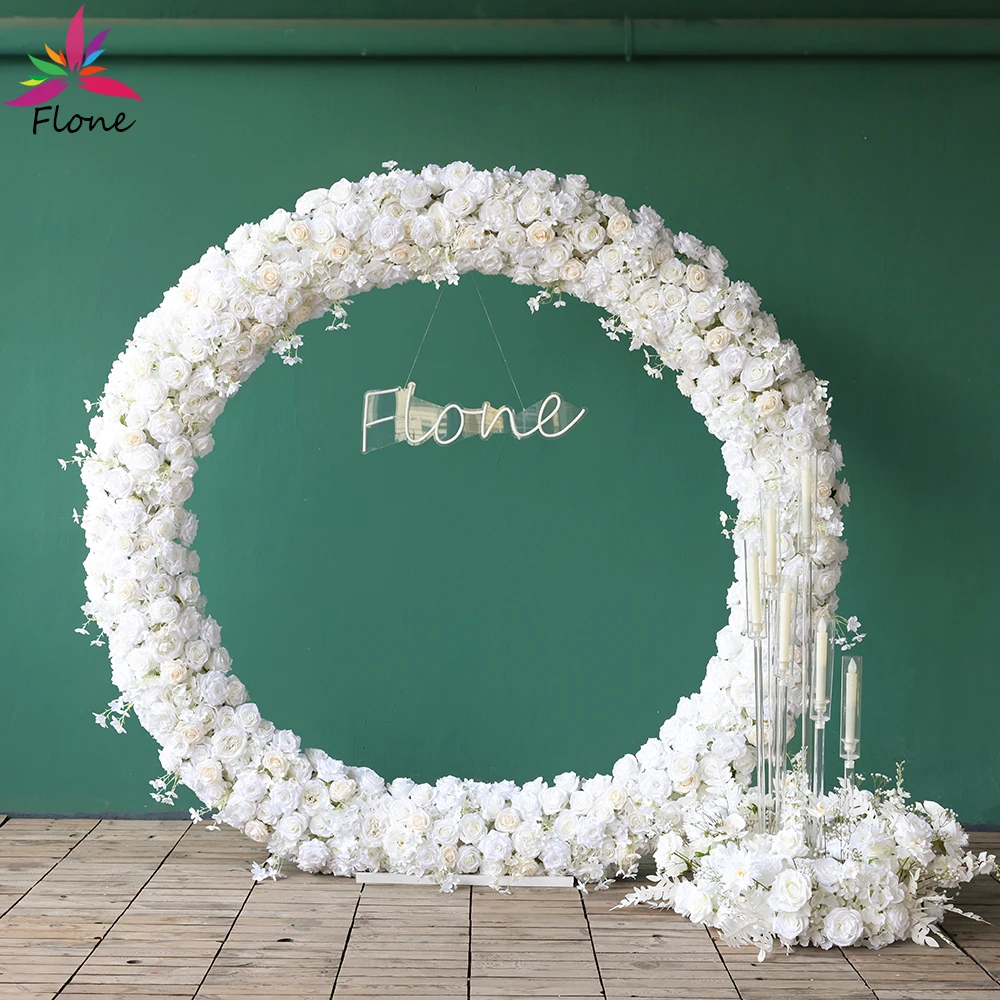 

Sztuczne Kwiaty Decoration High Quality Wedding Centerpieces Artificial Flower Arrangements White Rose Table Flower D 2.2ft/0.7m