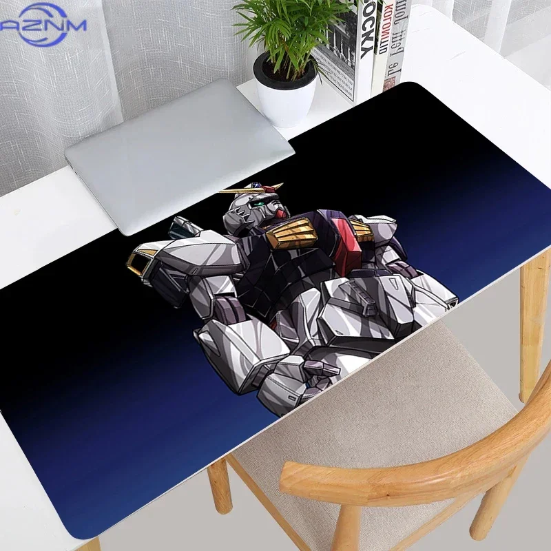Anime Mouse Pad Large Extended Desk Mat Mechanical Warrior G-gundam M-mk II Gamer Accessories Non-Slip Esports Gaming Mousepad
