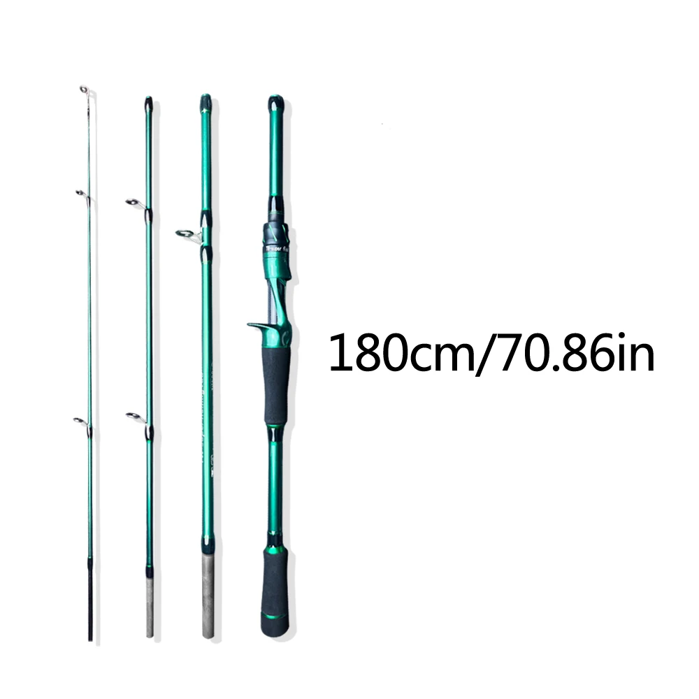 SIECHI Casting Spinning Angelrute 1,8 m 2,1 m Ultraleichte Carbonfaser-Rutenstange 4-teilig mit EVA-Griff 7-20 g Ködergewicht – Detail 12