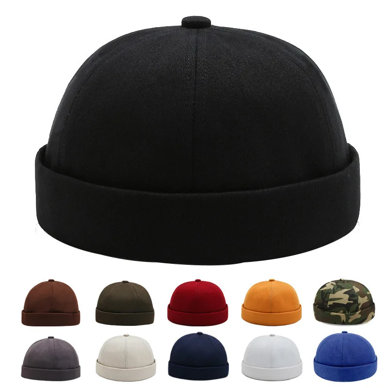 Men s No Brim Protective Hat Japanese Korean Style Niche Casual Headwear for Daily Outing Use