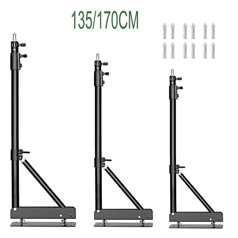 Boom Arm Wall Mount for Photography Studio Video Strobe Lights Max Length 53.9 inches /137 cm  Horizontal and Vertical Rotatable