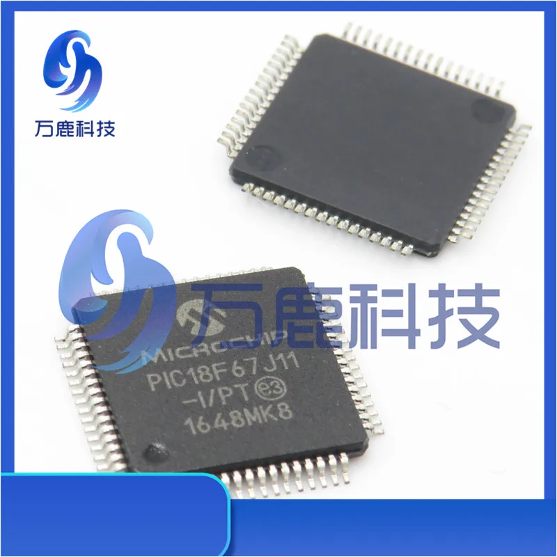 Pic18F67J11-I/Pt 64 Pin, 128Kb Flash, 4Kb Ram, 51 I/O Tqfp-64