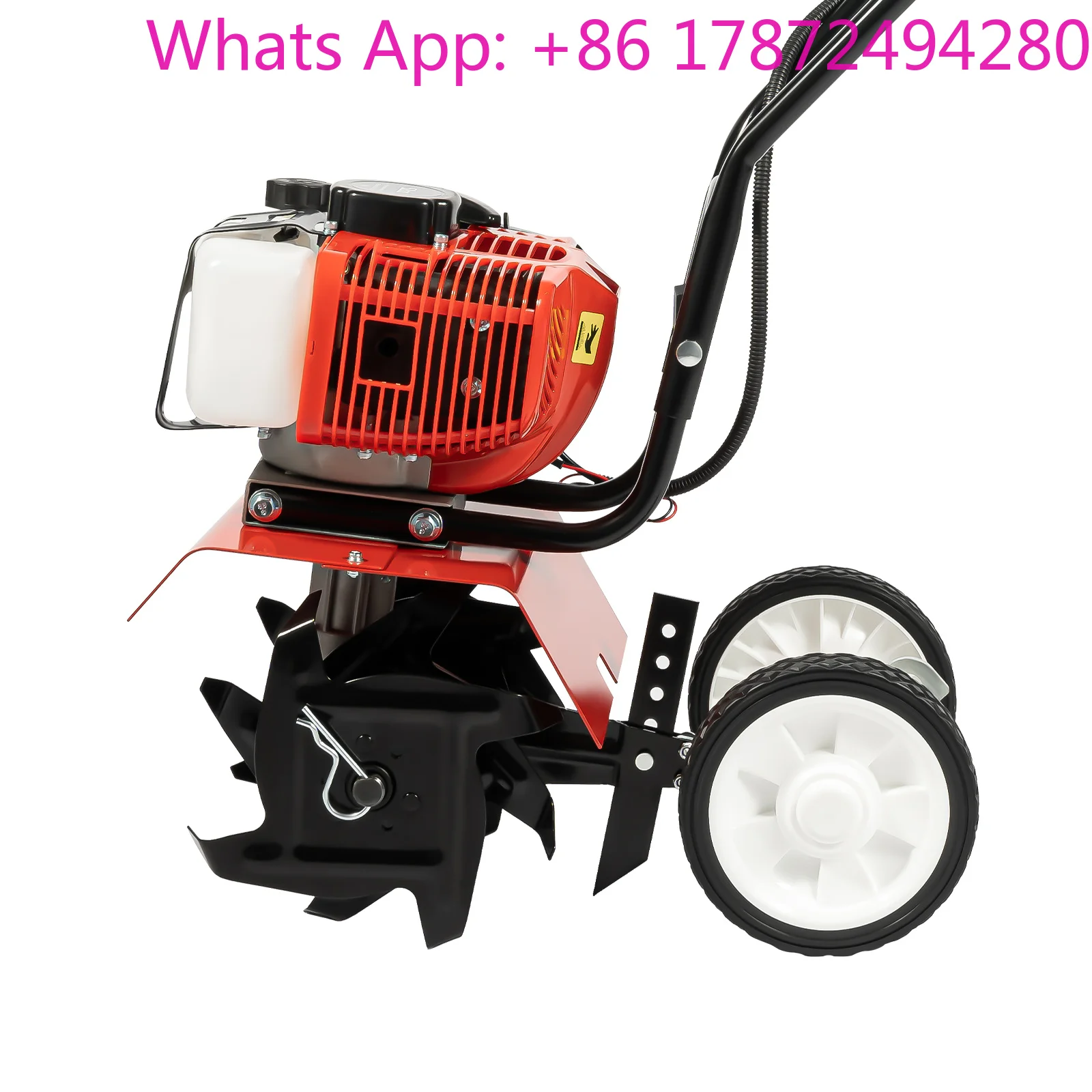Sale Now  52CC 1700W Garden Fuel Tiller Cultivator Garden Loosening Soil Machine Gas Powered Tiller Cultivator Rototiller