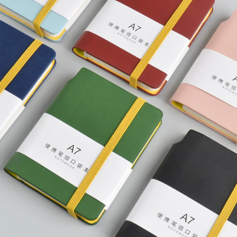 96 fogli A7 Agenda Organizer Memo Cancelleria Mini Notebook Tasca Blocco note Sketchbook Diario Planner