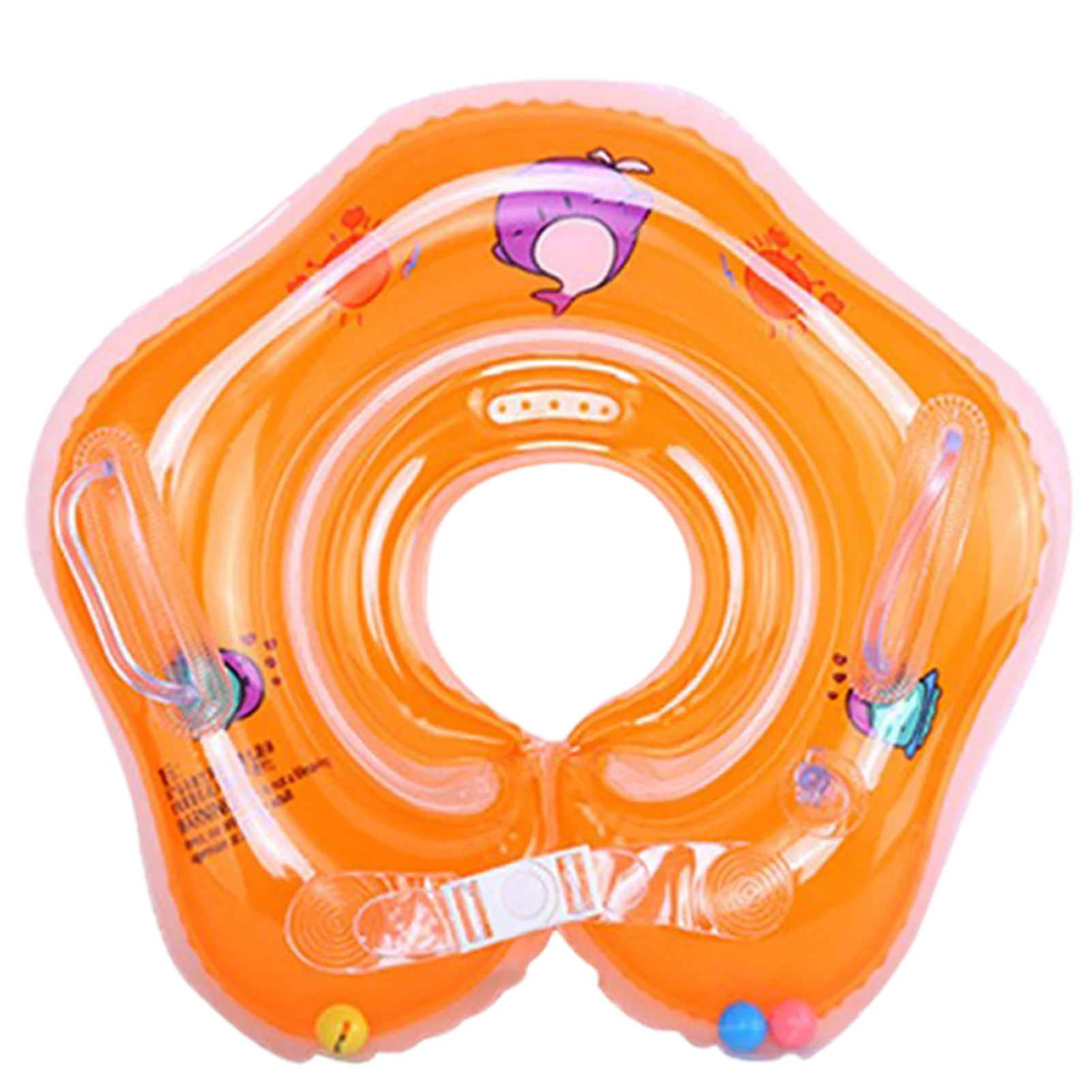 Swimming Baby Accessories Cartoon Printing Style Double Handle Designfor Bathing