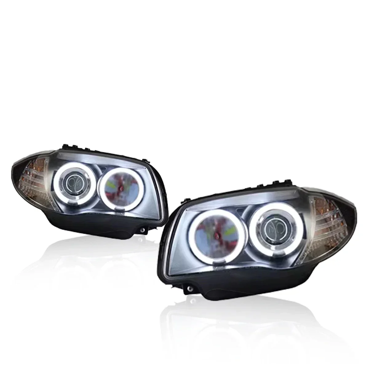 New LED Headlight Upgrade Modified Full Head Lamp For BMW 1 Series E87 2004-2011 Turn Signals Daytime Running Lights