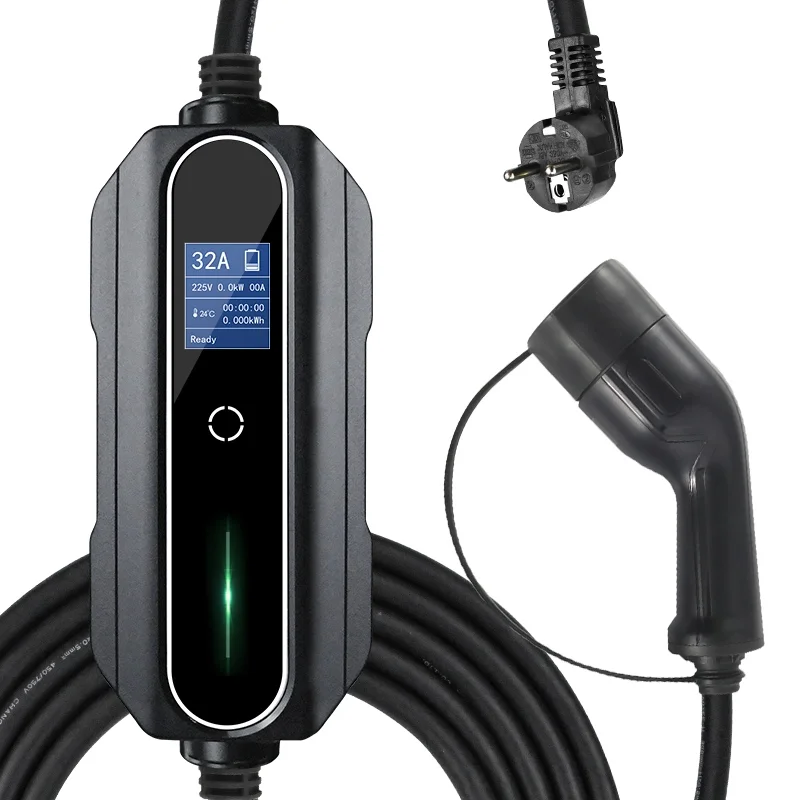 

Type2 Portable Car Accessories EV Charger TPU Cable 24months Warranty