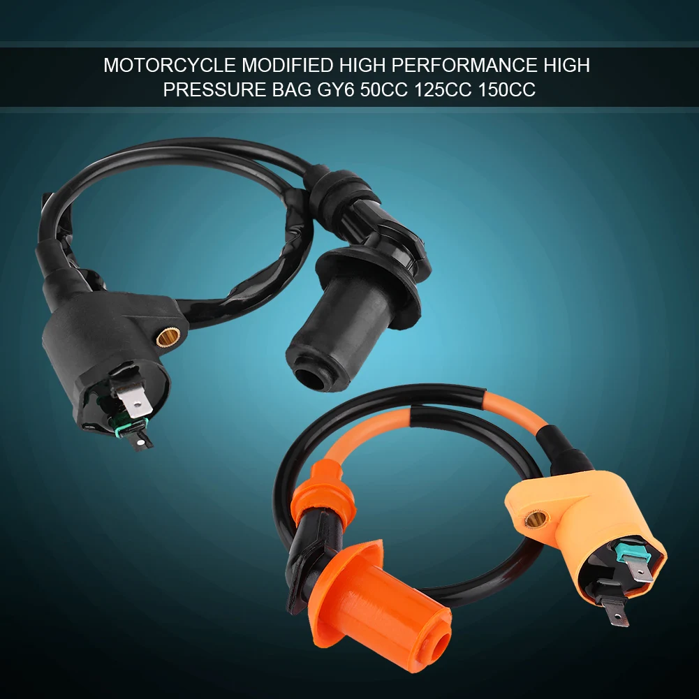 Sistema de Encendido para Motocicleta, Bobina de Encendido para Motor GY6 50CC 125CC 150CC, Motocicleta, Dirt Bike, Scooter, Ciclomotor