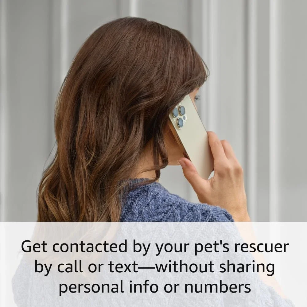 QR ID Pet Tag, Metal Dog Tag with QR Code