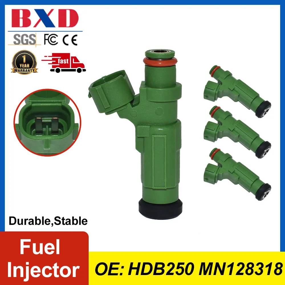 

1/4PCS Fuel Injector HDB250 MN128318 For Mitsubishi Lancer 2.0L 2004-2007