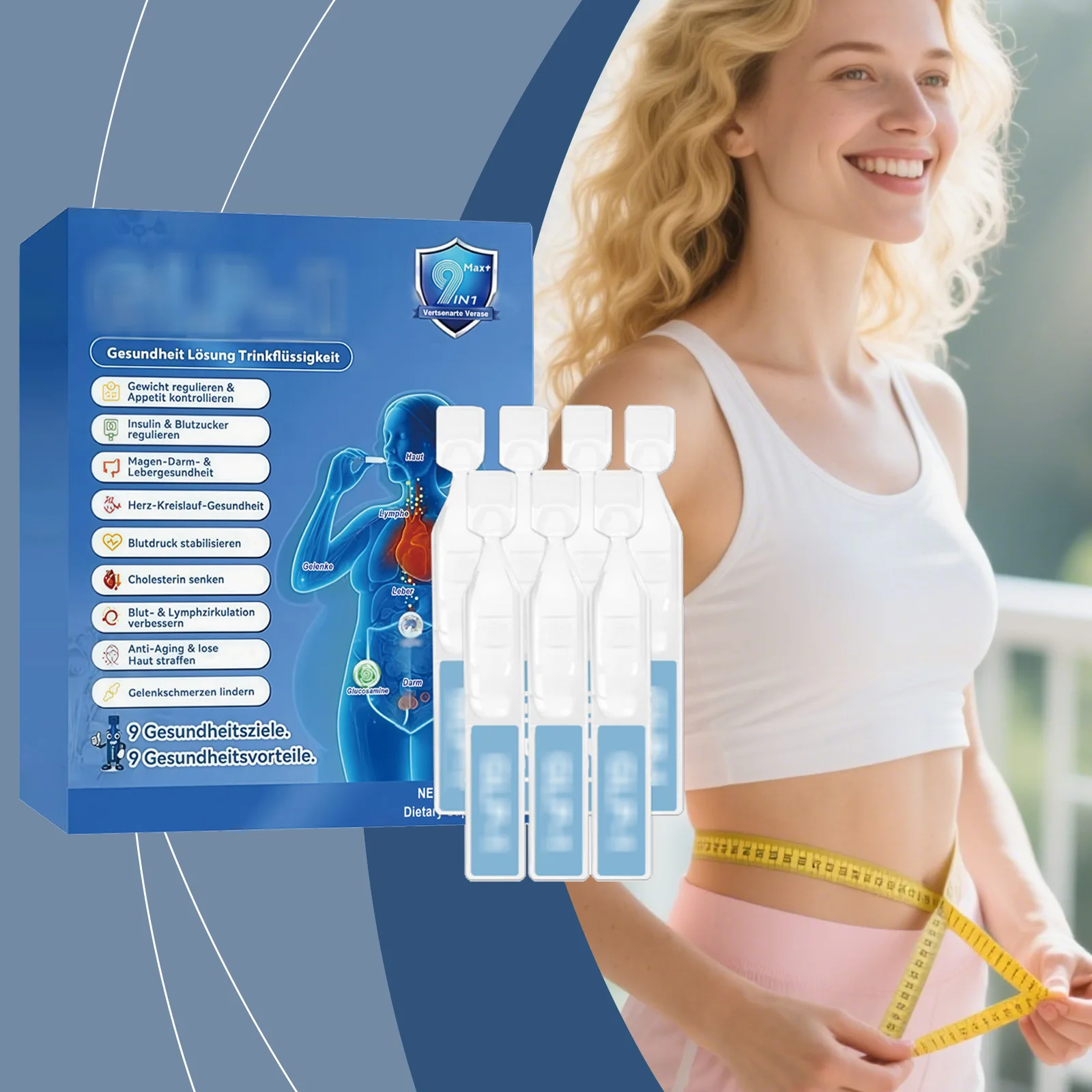 Slimming Drops Weight Loss Burnning Fat Shaping Detox Promote Digestion Control Appetite Enhance Vitality Nutritional Care Drops