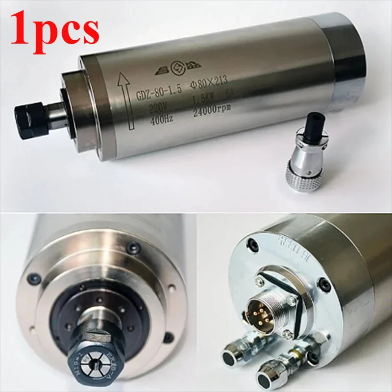 

1PCS High Qualit 65X158-800W-ER11-220V CNC Water Cooled Spindle Motor 2 Bearings CNC Motor Spindle