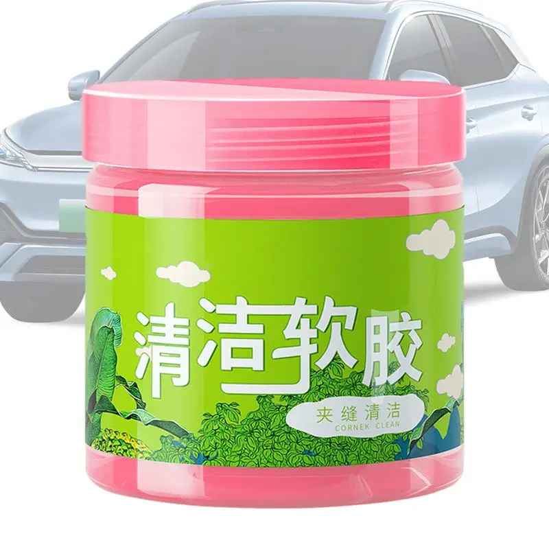 Cleaning Gel For Car Interior Strong Viscosity Car Cleaning Gel Putty Reusable Car Vent Cleaner Auto Detailing Cleaning Compound