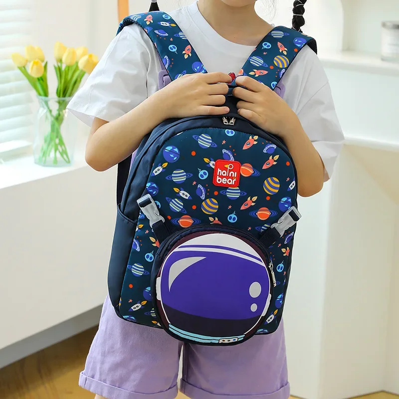 Children\'s Backpack Boys Go Out To Play Waterproof Small Backpack Ultra-light Kindergarten Cute Cartoon Printed Schoolbag