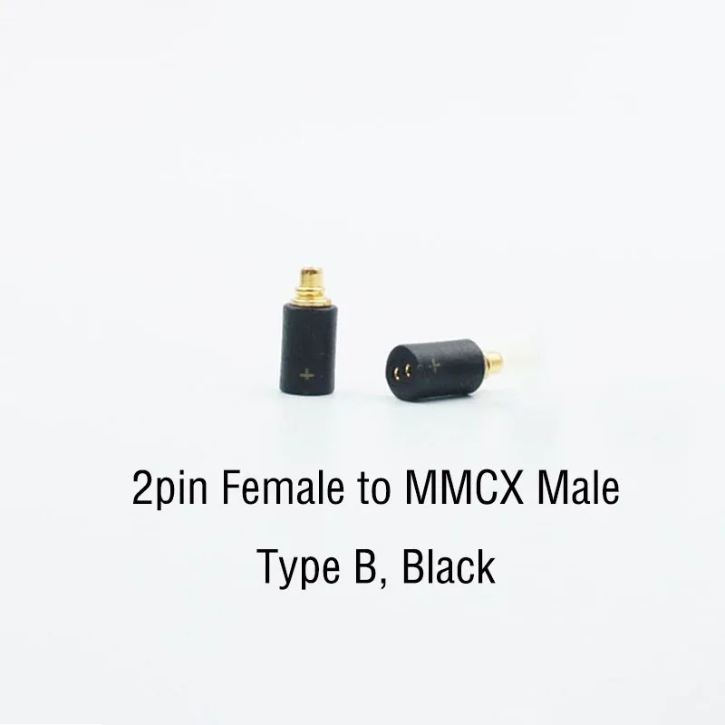 2Pin 0.78mm - MMCX ミニイヤホンケーブルアダプター メス - オス