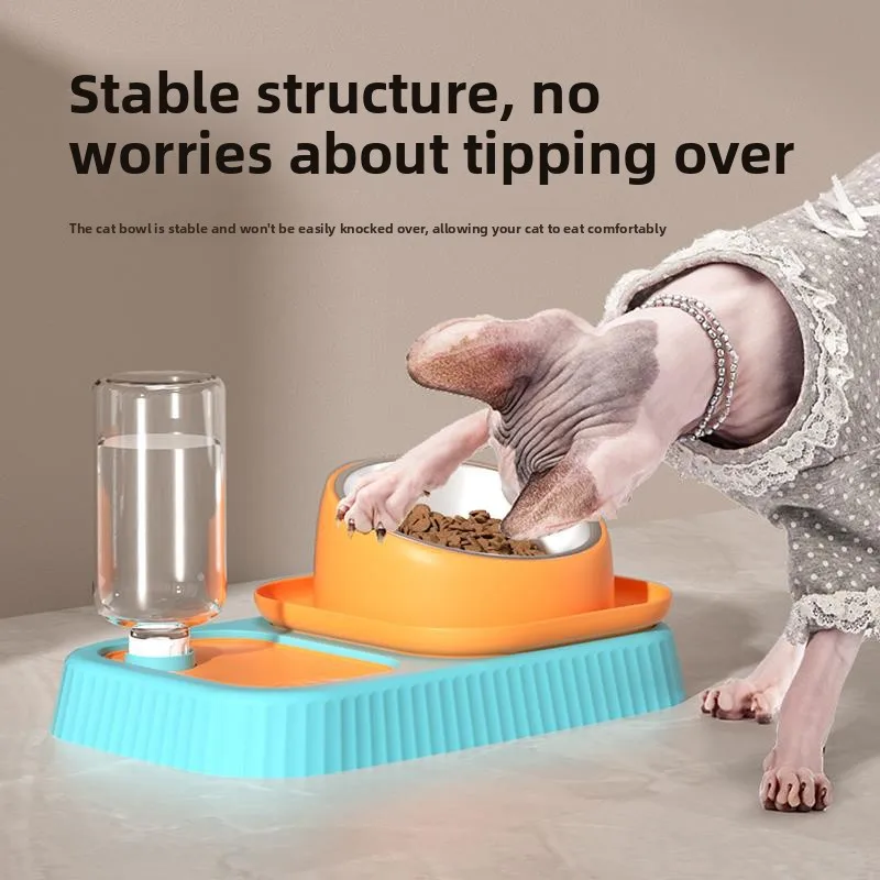 

Миска для воды и корма для собак с защитой от опрокидывания, замедленного кормления и интегрированной защитой от проливания