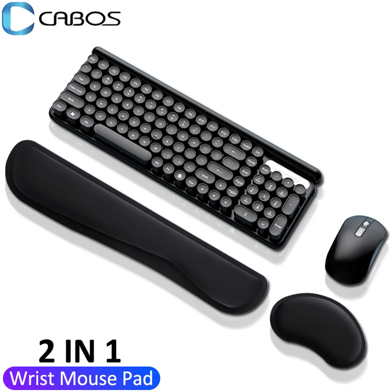 New Mouse Pad Wrist Protector Keyboard Pad Arm Wrist Protection Nonslip Base For PC Laptop Keyboard Mouse Wrist Support Rest Pad