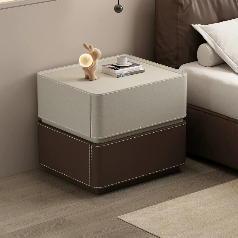 Modern Vintage Nightstand Luxury Nordic Storage Interior Aesthetic Trendy Nightstand Display Mesita De Noche Bedroom Furniture