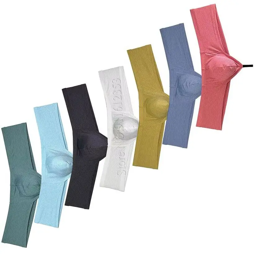 Mens Bikini Briefs Underwear Ultimate Bikini Bokserki Bottoms Panties 1/3 Buttocks Briefs Trunks Cooler for Summer
