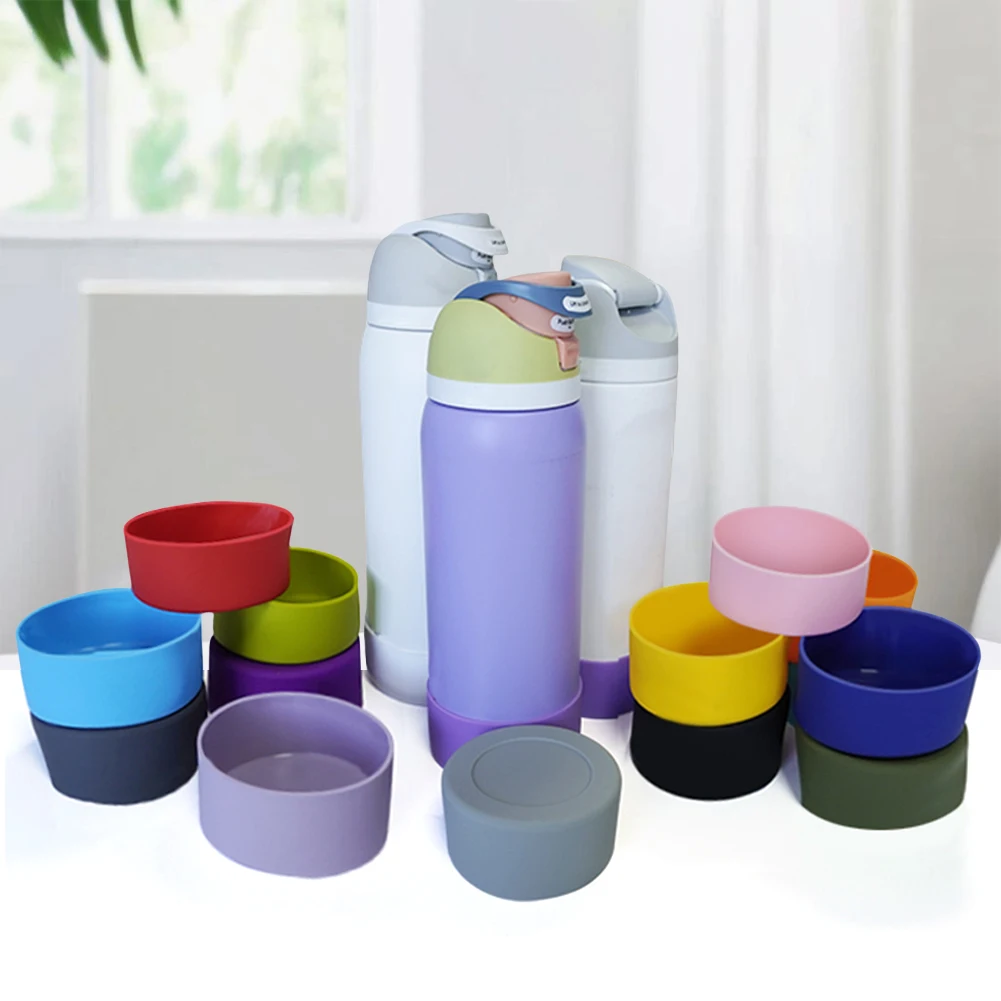 Silicone Boot Anti-Slip Protective Sleeve Bottom Cover Protective Bottom Base For Owala 32oz  Anti Slip Water Bottle