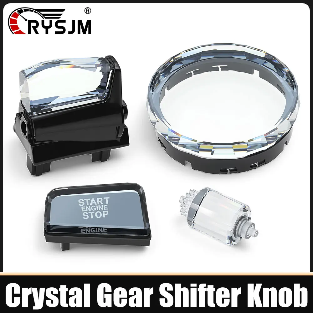 

Набор хрустальных ручек переключения передач для BMW новых серий 5, 7, i5, i7, iX, 4-предметный комплект, аксессуары для интерьера автомобиля из стекла