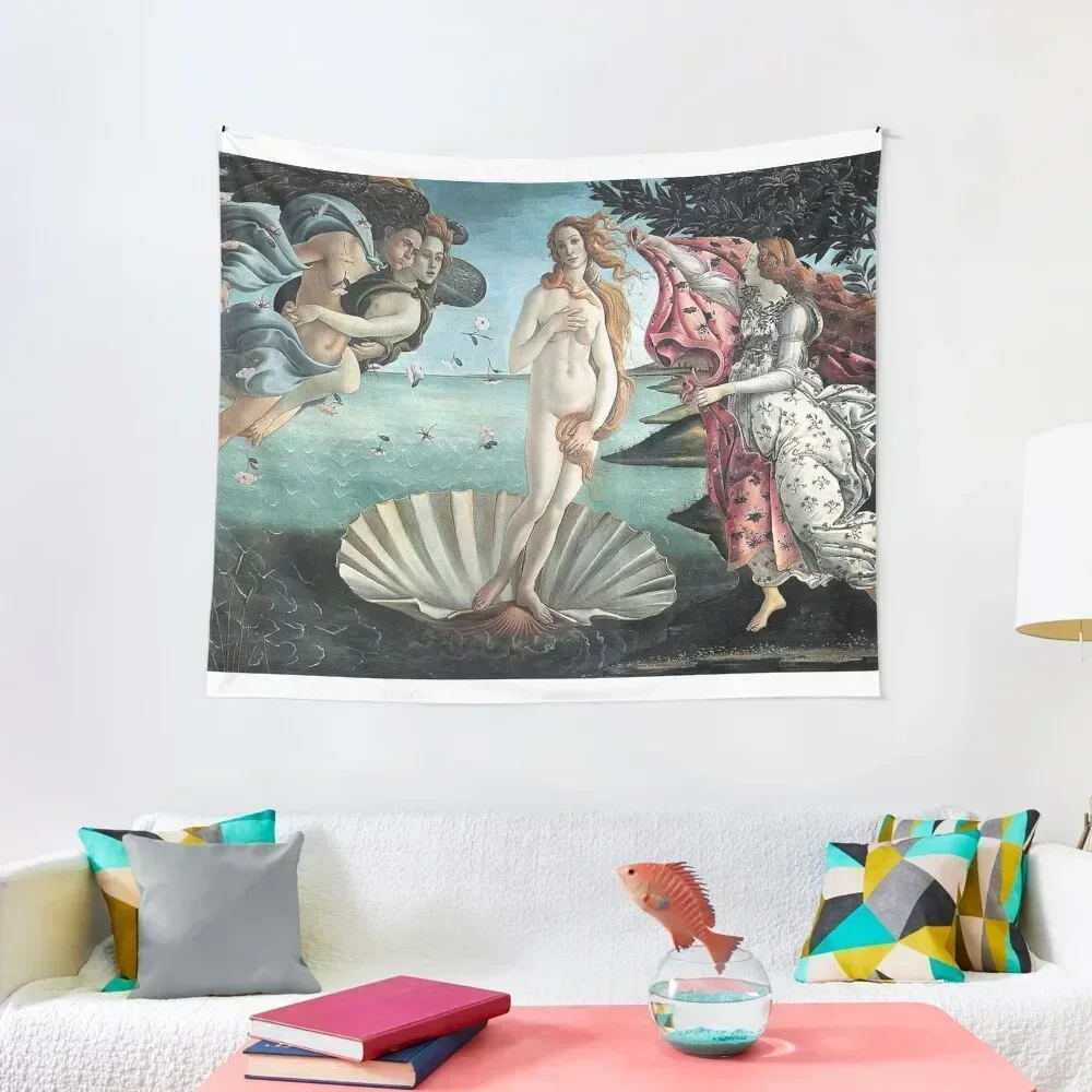 

BIRTH OF VENUS - BOTTICELLI Tapestry Aesthetic Room Decors Cute Room Decor Decoration Home Tapestry