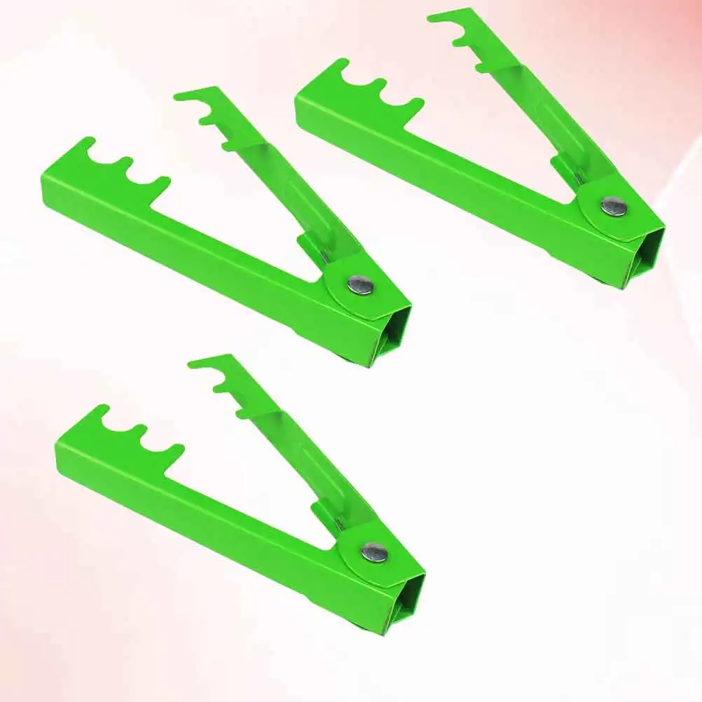 3 Stück Rosen-Dornentferner, Metall-Blumen-Stripper, Beschneidungswerkzeug für Garten, Eisen, rostbeständig, leicht, Komfortgriff, Rot