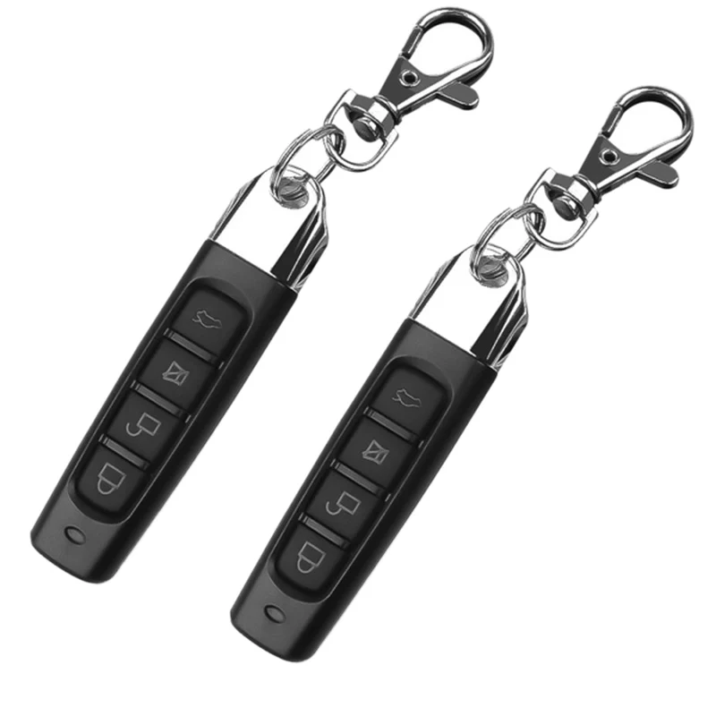 433MHZ Remote Control Garage Gate Door Opener Remote Control Duplicator Clone Cloning Code Car Key(2PCS)B