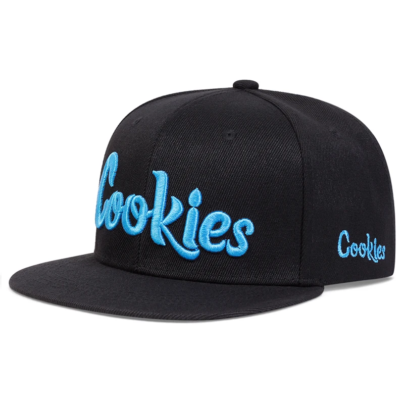 Unisex Cookies Embroidery Hip-hop Czapki Wiosna Jesień Outdoor Regulowane Casual Czapki z daszkiem Czapka z filtrem przeciwsłonecznym