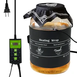 Kombucha Heating Wrap Homebrew Fermentation Controller Durable Fermentation Heater Wrap with Precise Temperature Control