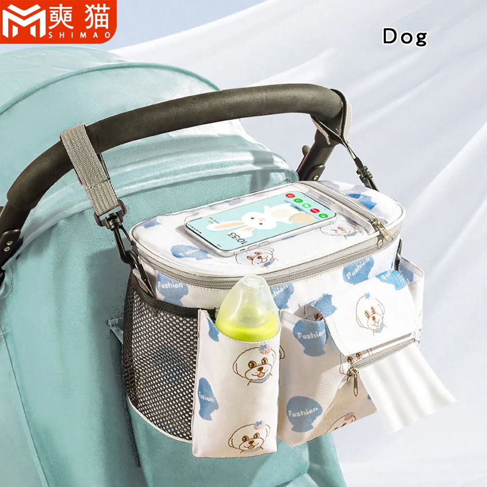 

Large Capacity Mommy Storage Bag Nursing Baby Stroller Bag Car Baby Accessories Bin Diaper Bags Travel Out Hanging Storage Bag